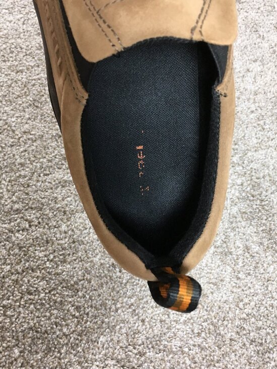 Merrell Jungle Moc Nubuck Slip On Shoes Mens Size 9.5 W Wide Brown J63839W main image 4